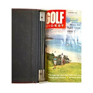 4 Vintage Golf Digest Magazine Issues in Portfolio Sept-Dec 1961 Arnold Palmer